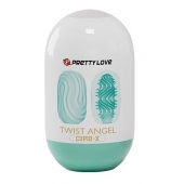 Бирюзовый мастурбатор-яйцо Twist Angel - Baile - в Стерлитамаке купить с доставкой