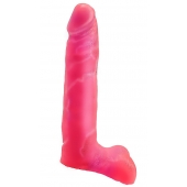 Розовая насадка-фаллос для трусиков Harness - 16,5 см. - LOVETOY (А-Полимер) - купить с доставкой в Стерлитамаке