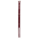 Бордовый ремень Halo Waist Belt - размер L-XL - Shots Media BV - купить с доставкой в Стерлитамаке