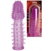 Фиолетовая насадка, удлиняющая половой член - 13,5 см. - Toyfa Basic - в Стерлитамаке купить с доставкой