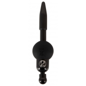 Черный уретральный вибростимулятор Vibrating Penis Plug - Orion - купить с доставкой в Стерлитамаке