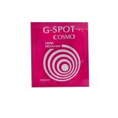 Стимулирующий интимный крем для женщин Cosmo G-spot - 2 гр. - Биоритм - купить с доставкой в Стерлитамаке