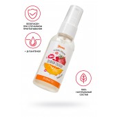 Съедобная гель-смазка Yovee «Двойной соблазн» с Д-пантенолом и вкусом клубники и дыни - 50 мл. - ToyFa - купить с доставкой в Стерлитамаке