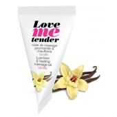 Съедобное согревающее массажное масло Love Me Tender Vanilla с ароматом ванили - 10 мл. - Love to Love - купить с доставкой в Стерлитамаке