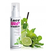 Съедобное согревающее массажное масло Love Me Tender Mojito с ароматом мохито - 100 мл. - Love to Love - купить с доставкой в Стерлитамаке