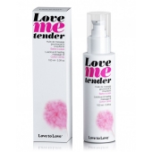 Съедобное согревающее массажное масло Love Me Tender Cotton Candy с ароматом сладкой ваты - 100 мл. - Love to Love - купить с доставкой в Стерлитамаке