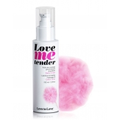 Съедобное согревающее массажное масло Love Me Tender Cotton Candy с ароматом сладкой ваты - 100 мл. - Love to Love - купить с доставкой в Стерлитамаке