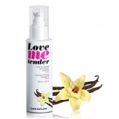 Съедобное согревающее массажное масло Love Me Tender Vanilla с ароматом ванили - 100 мл. - Love to Love - купить с доставкой в Стерлитамаке