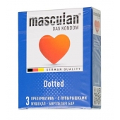 Презервативы с пупырышками Masculan Dotted - 3 шт. - Masculan - купить с доставкой в Стерлитамаке