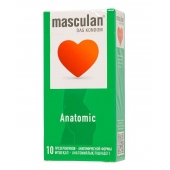 Презервативы анатомической формы Masculan Anatomic - 10 шт. - Masculan - купить с доставкой в Стерлитамаке