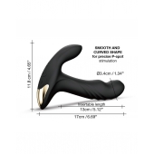 Черный вибромассажер простаты Multi P-Joy с 3 моторами - Dorcel - в Стерлитамаке купить с доставкой