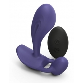 Темно-синий вибромассажер Witty P G Vibrator with Remote Control - Love to Love - в Стерлитамаке купить с доставкой