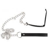 Зажим для половых губ с поводком Pussy Clamp With A Leash - Orion - купить с доставкой в Стерлитамаке