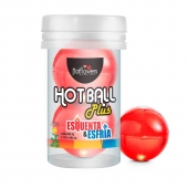 Лубрикант на масляной основе Hot Ball Plus с охлаждающе-разогревающим эффектом (2 шарика по 3 гр.) - HotFlowers - купить с доставкой в Стерлитамаке