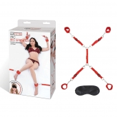 Красная фиксация на матрас Classic Bedspreader - Lux Fetish - купить с доставкой в Стерлитамаке