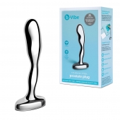 Стальной стимулятор простаты Stainless Steel Prostate Plug - 11,5 см. - b-Vibe - в Стерлитамаке купить с доставкой