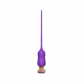 Фиолетовый тонкий стимулятор Nipple Vibrator - 23 см. - I-MOON - купить с доставкой в Стерлитамаке