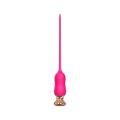 Розовый тонкий стимулятор Nipple Vibrator - 23 см. - I-MOON - купить с доставкой в Стерлитамаке