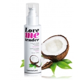 Съедобное согревающее массажное масло Love Me Tender Cocos с ароматом кокоса - 100 мл. - Love to Love - купить с доставкой в Стерлитамаке