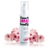 Силиконовый лубрикант 2-в-1 Touch My Body с ароматом вишнёвого цвета - 100 мл. - Love to Love - купить с доставкой в Стерлитамаке