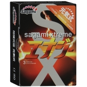 Презервативы Sagami Xtreme ENERGY с ароматом энергетика - 3 шт. - Sagami - купить с доставкой в Стерлитамаке