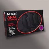 Набор из 3 массажеров простаты чёрного цвета NEXUS ANAL STARTER KIT - Nexus Range - в Стерлитамаке купить с доставкой