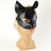 Черная кржаная маска Pussy - Sitabella - купить с доставкой в Стерлитамаке