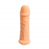 Телесный фаллоудлинитель Extra Size Bubbles - 15,5 см. - Lola Games - в Стерлитамаке купить с доставкой