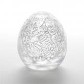 Мастурбатор-яйцо Keith Haring EGG PARTY - Tenga - в Стерлитамаке купить с доставкой
