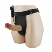 Полый вибрострапон на регулируемых трусиках Draven - 17,5 см. - Baile - купить с доставкой в Стерлитамаке