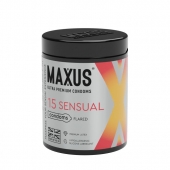 Анатомические презервативы MAXUS Sensual - 15 шт. - Maxus - купить с доставкой в Стерлитамаке