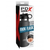 Серый мастурбатор в виде бутылки F*ck Flask - Pipedream - в Стерлитамаке купить с доставкой