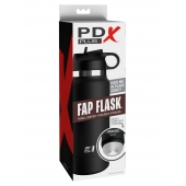 Черный мастурбатор в виде бутылки Fap Flask - Pipedream - в Стерлитамаке купить с доставкой