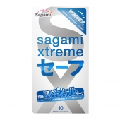 Презервативы Sagami Xtreme Ultrasafe с двойным количеством смазки - 10 шт. - Sagami - купить с доставкой в Стерлитамаке