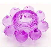 Мягкая фиолетовая гелевая насадка - Toyfa Basic - в Стерлитамаке купить с доставкой