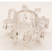 Прозрачное гелевое эрекционное кольцо-звезда - Toyfa Basic - в Стерлитамаке купить с доставкой