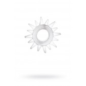 Прозрачное гелевое эрекционное кольцо-солнце - Toyfa Basic - в Стерлитамаке купить с доставкой