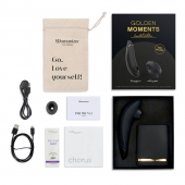 Набор для пар Golden Moments: Womanizer Premium 2 и We-Vibe Chorus - Womanizer купить в Стерлитамаке с доставкой в Orgasmix.ru Набор для пар Golden Moments: Womanizer Premium 2 и We-Vibe Chorus - Womanizer