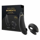 Набор для пар Golden Moments: Womanizer Premium 2 и We-Vibe Chorus - Womanizer купить в Стерлитамаке с доставкой в Orgasmix.ru Набор для пар Golden Moments: Womanizer Premium 2 и We-Vibe Chorus - Womanizer