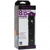 Насадка-фаллоимитатор Vac-U-Lock CodeBlack 8 Inch Classic Dong - 19,3 см. - Doc Johnson - купить с доставкой в Стерлитамаке