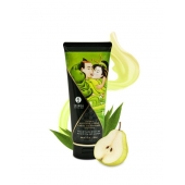 Массажный крем для тела с ароматом груши и зелёного чая Pear   Exotic Green Tea - 200 мл. - Shunga - купить с доставкой в Стерлитамаке