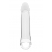 Прозрачная насадка-удлинитель 6.6’’ Extender With Ball Strap - 17,3 см. - Dream Toys - в Стерлитамаке купить с доставкой