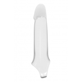 Прозрачная насадка-удлинитель 8.8’’ Extender With Ball Strap - 23,6 см. - Dream Toys - в Стерлитамаке купить с доставкой