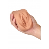 Маструбатор-вагина с вибрацией Soft   Wet Renata Realistic Tan Masturbator - Blush Novelties - в Стерлитамаке купить с доставкой