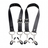 Ремни с зажимами для половых губ Spread Labia Spreader Straps with Clamps - XR Brands - купить с доставкой в Стерлитамаке
