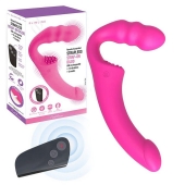 Розовый безремневой страпон Straples Strap-On Dildo - Erokay - купить с доставкой в Стерлитамаке