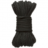 Черная верёвка для связывания и фиксации Bind Tie - 9,14 м. - Doc Johnson - купить с доставкой в Стерлитамаке
