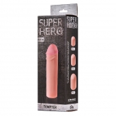 Фаллоудлинитель SUPER HERO Tempter - 16 см. - Lola Games - в Стерлитамаке купить с доставкой
