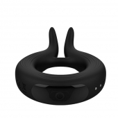 Черное эрекционное кольцо Marry Me Rechargeable Vibrating Cockring - Adrien Lastic - в Стерлитамаке купить с доставкой