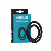 Черное двойное эрекционное кольцо Nexus Enduro Double - Nexus Range - в Стерлитамаке купить с доставкой
